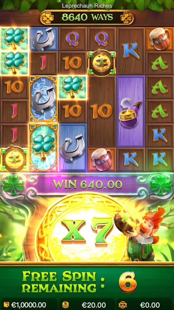 รีวิวเกมสล็อต Leprechaun Riches New Slot Download Free to Jackpot 2021 | Pussy888 5